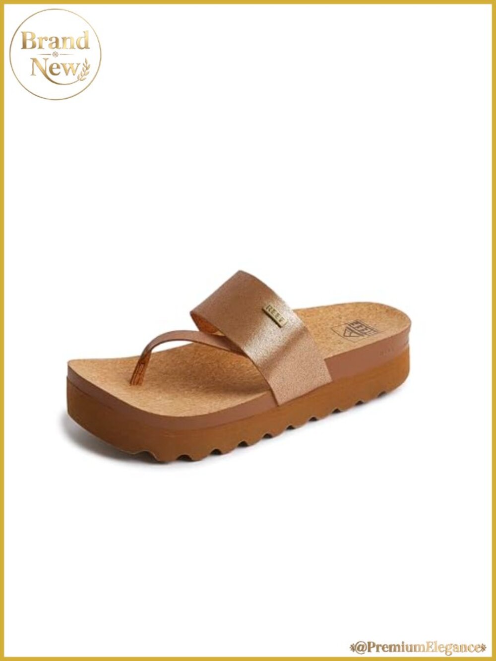 Vegan Leather Platform Sandals Cushion Sol Hi